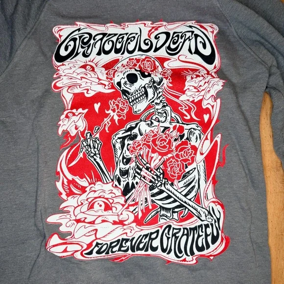 Grateful Dead forever grateful Bertha crewneck size M - Picture 2 of 3